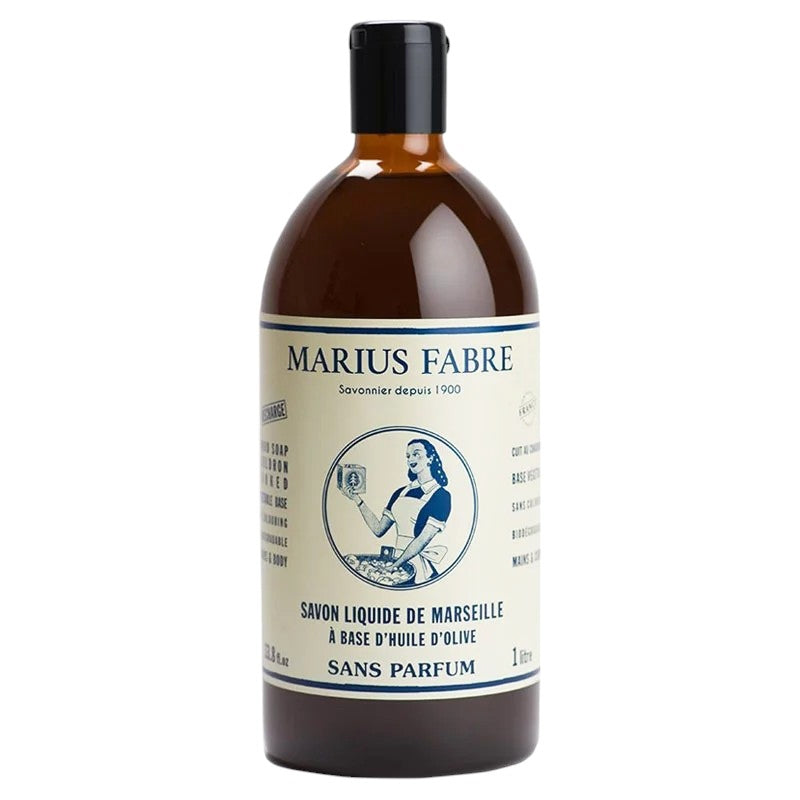 Savon liquide de Marseille sans parfum