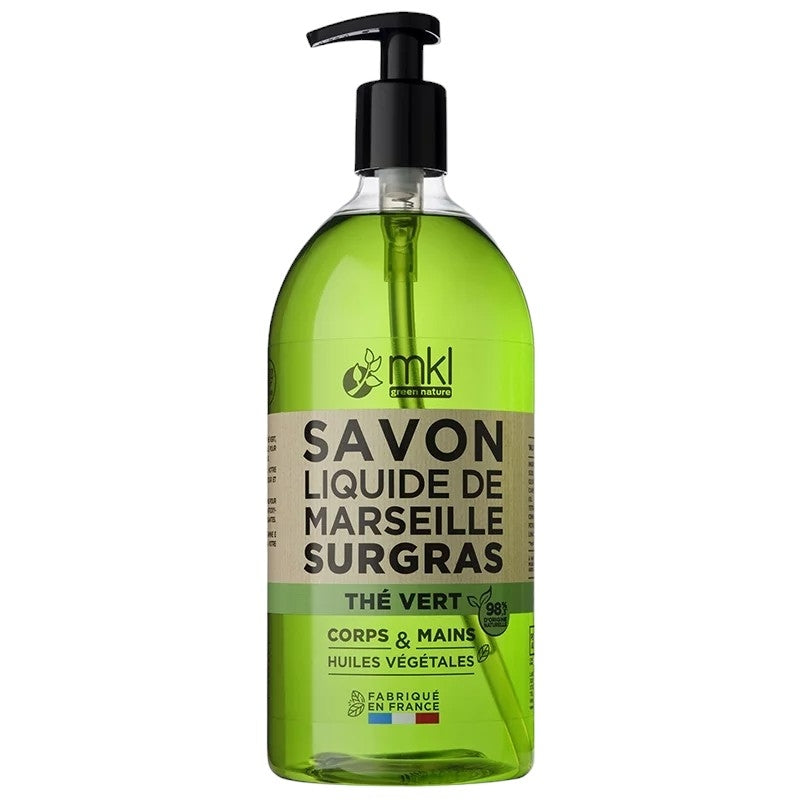 MKL Green Nature - Marseiller Flüssigseife Grüner Tee 1l