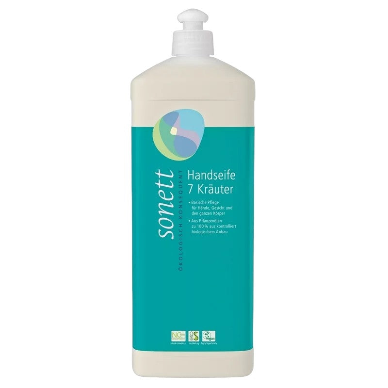Savon liquide mains, visage & corps 7 plantes ECO