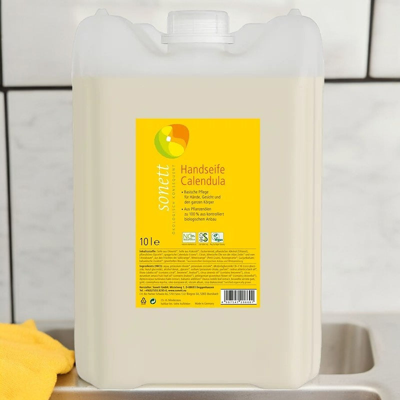 Flüssigseife für Hände, Gesicht & Körper Calendula ECO