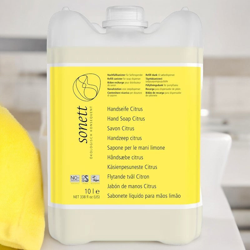 Savon liquide mains, visage & corps citrus ECO