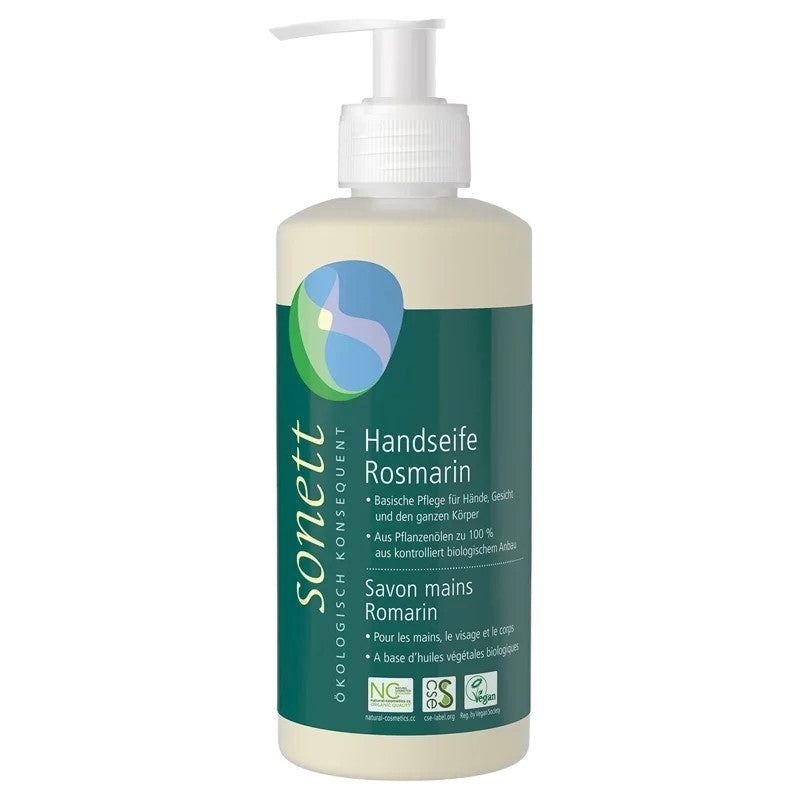 Savon liquide mains, visage & corps romarin ECO - 300ml