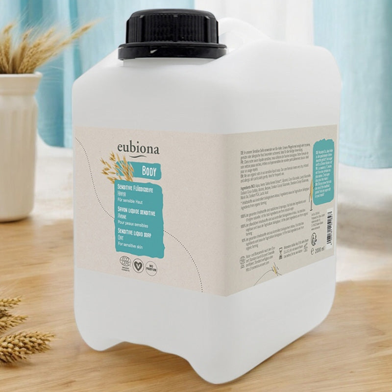 Eubiona - Flüssigseife für empfindliche Hände Hafer BIO 2l