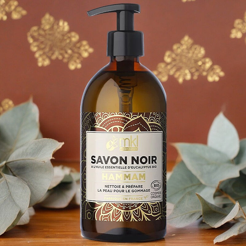 MKL Green Nature - Savon noir hammam BIO eucalyptus 500ml