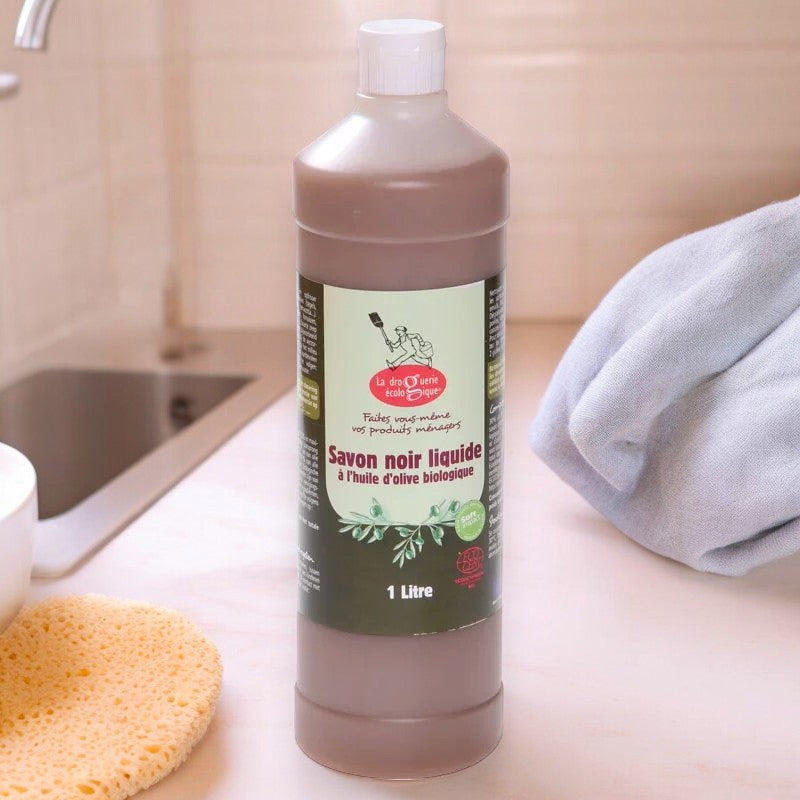 La Droguerie Écologique - Savon noir liquide huile d'olive BIO 1l