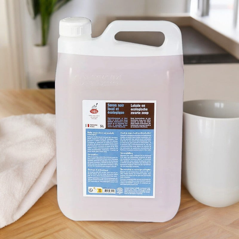La Droguerie Écologique - Flüssige Schmierseife aus BIO-Leinöl 5l