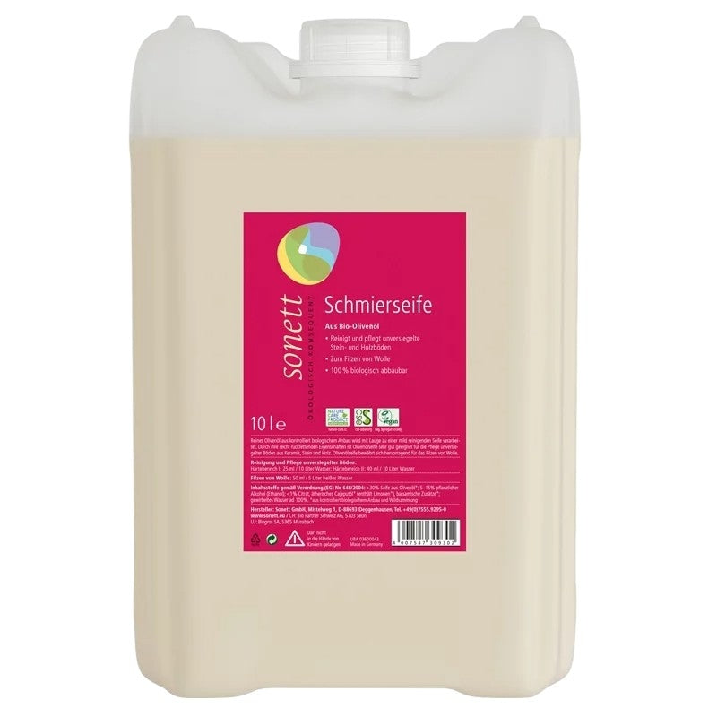 Öko-Seife aus schwarzer Olive und Cajeput - 10 l - Sonett