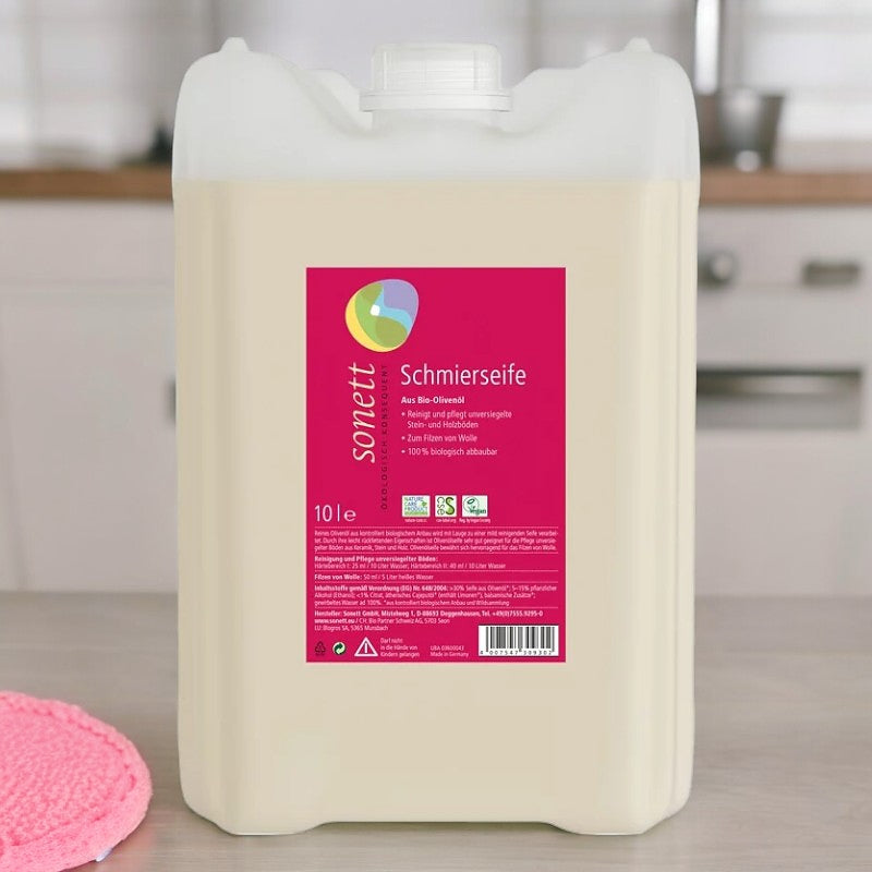 Öko-Seife aus schwarzer Olive und Cajeput - 10 l - Sonett