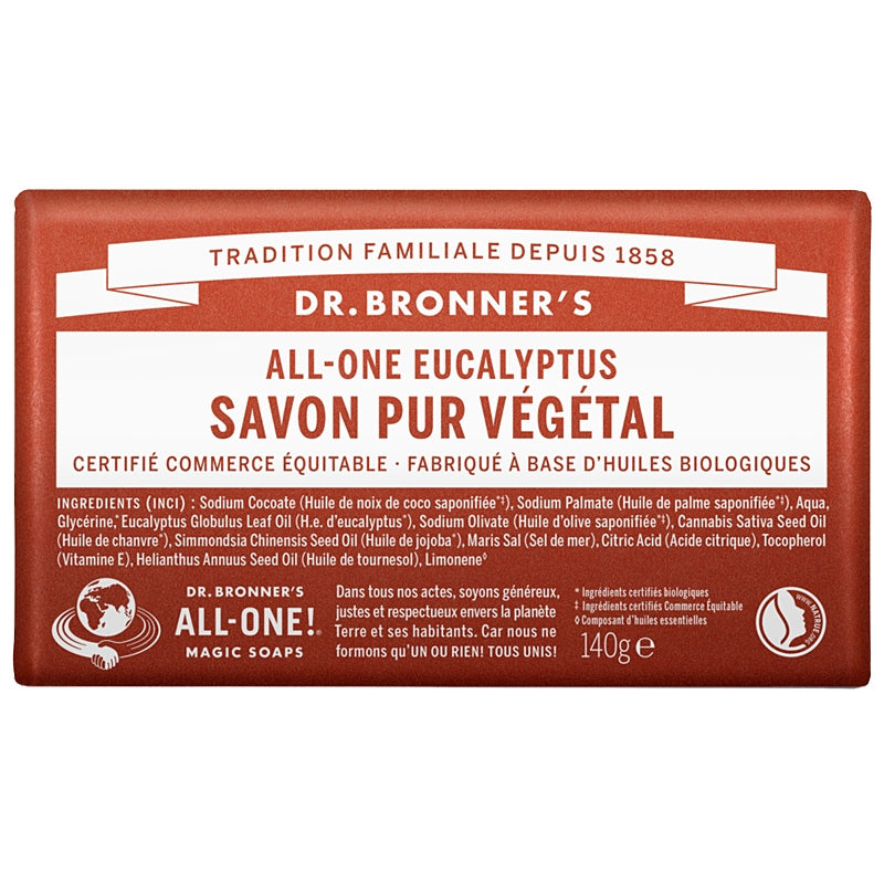Dr. Bronner's - Reine Seife Eukalyptus BIO 140g