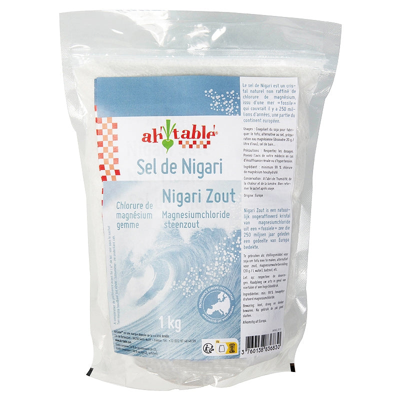 Ah Table ! - Nigari-Salz 1 kg - Magnesiumchlorid für Tofu