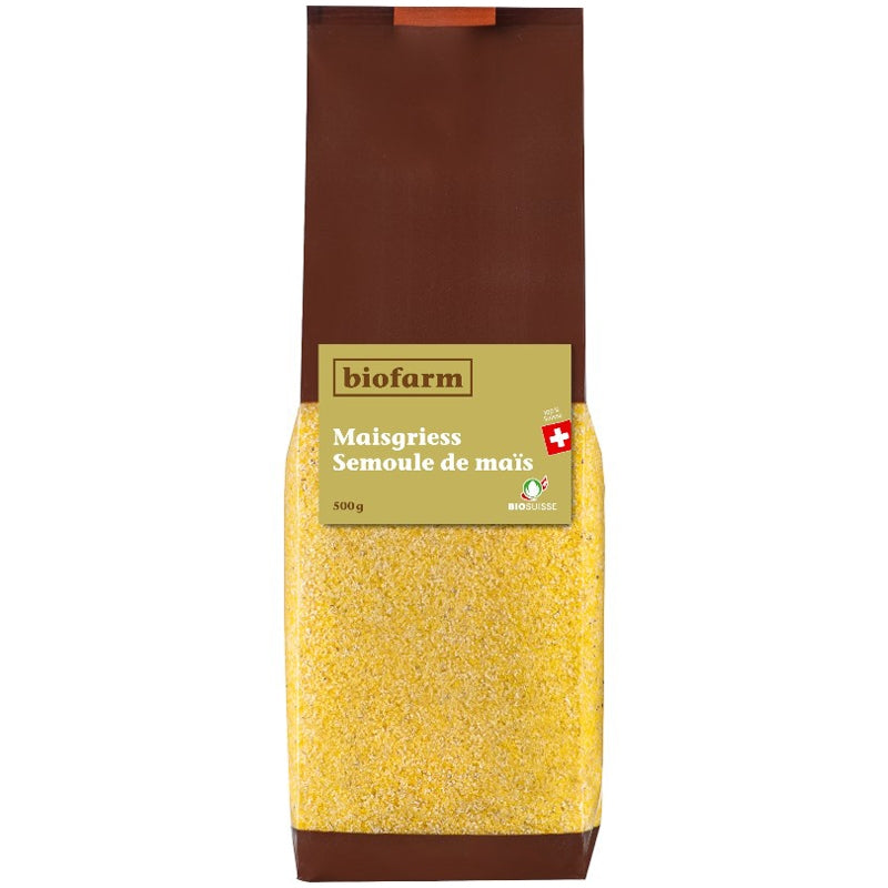 Biofarm - Bio-Schweizer Maisgrieß (mittelgrob) 500g