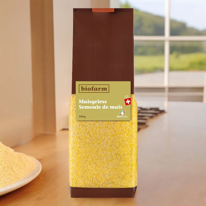 Biofarm - Bio-Schweizer Maisgrieß (mittelgrob) 500g