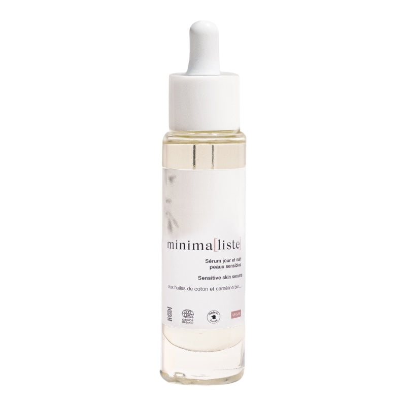 Minimaliste - Serum Tag & Nacht für empfindliche Haut Baumwolle BIO 30ml