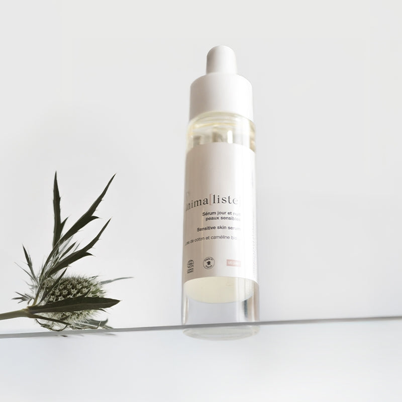 Minimaliste - Serum Tag & Nacht für empfindliche Haut Baumwolle BIO 30ml