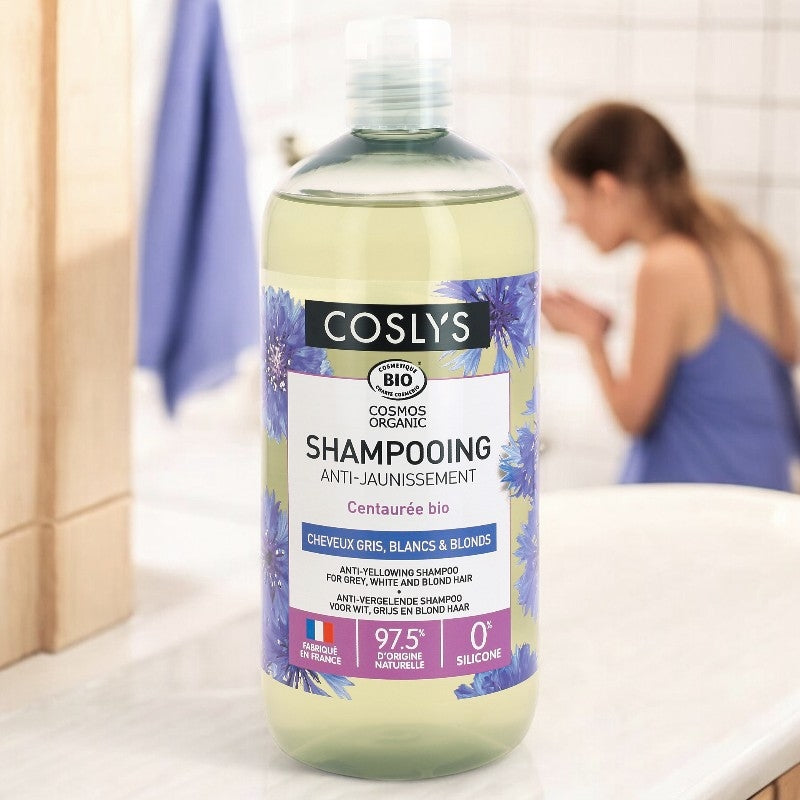 Coslys - Shampooing anti-jaunissement BIO centaurée 500ml