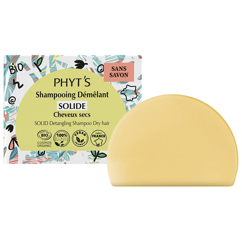 Shampooing démêlant solide cheveux secs BIO