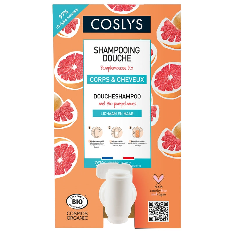 Coslys - Shampooing douche BIO pamplemousse 10kg