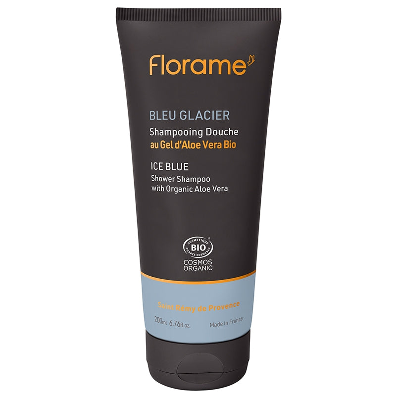 Florame - Shampooing douche homme BIO bleu glacier 200ml
