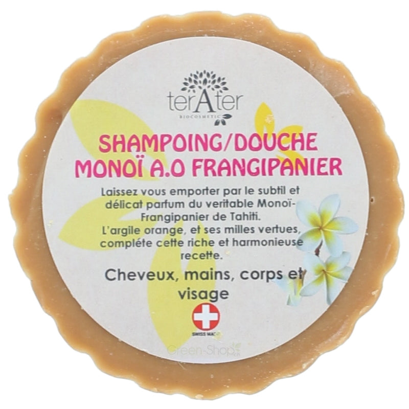 terAter - Shampooing & douche solide monoï & frangipanier 60g