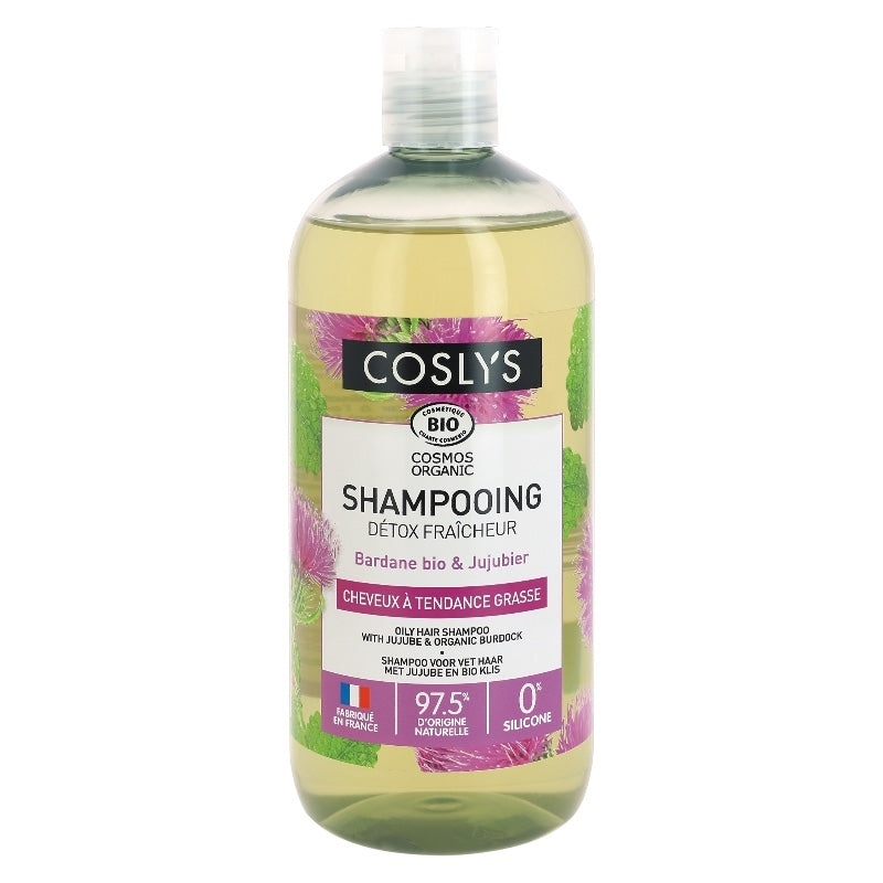 Coslys - Erfrischendes Reinigungsshampoo Klette & Jujube BIO 500ml