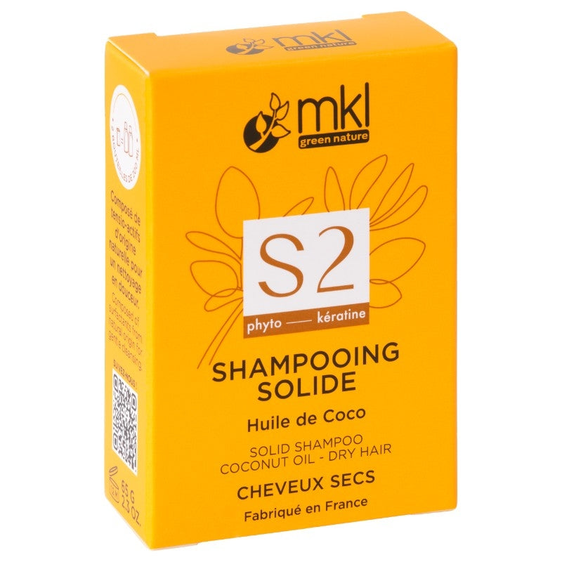 Festes Shampoo für trockenes Haar natürlich Kokos