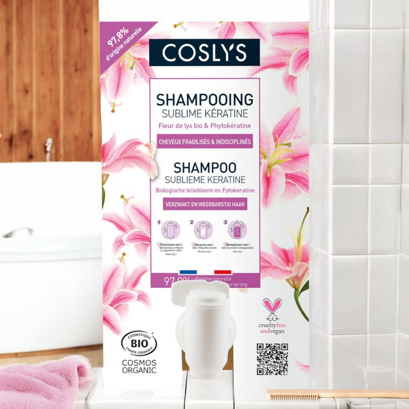 Coslys - Shampooing sublime kératine BIO phytokératine & lys 10kg