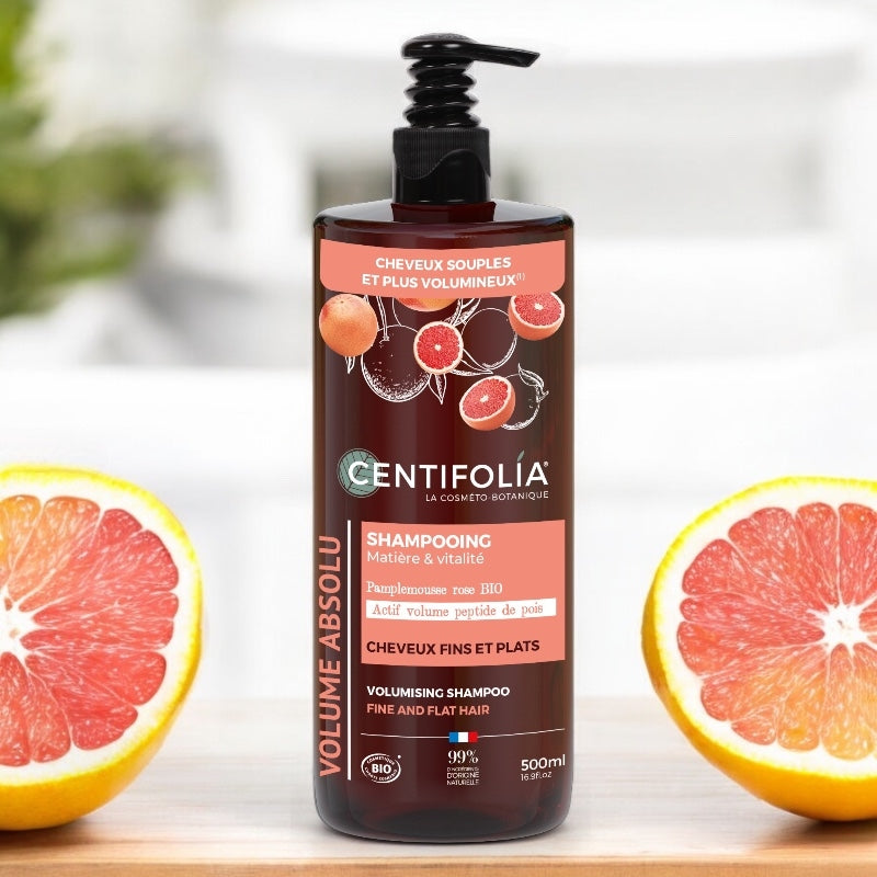 Centifolia - Shampooing volume BIO pamplemousse rose 500ml