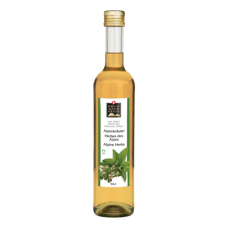 Bio-Alpenkräutersirup - 500 ml - Schweizer Alpenkräuter