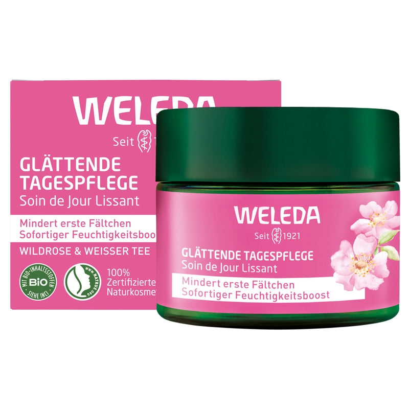 Weleda - Glättende Tagespflege Wildrose & Weisser Tee BIO 40ml