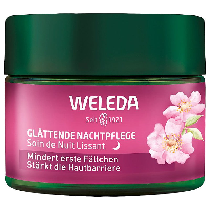 Glättende Nachtpflege Wildrose & Weißer Tee BIO