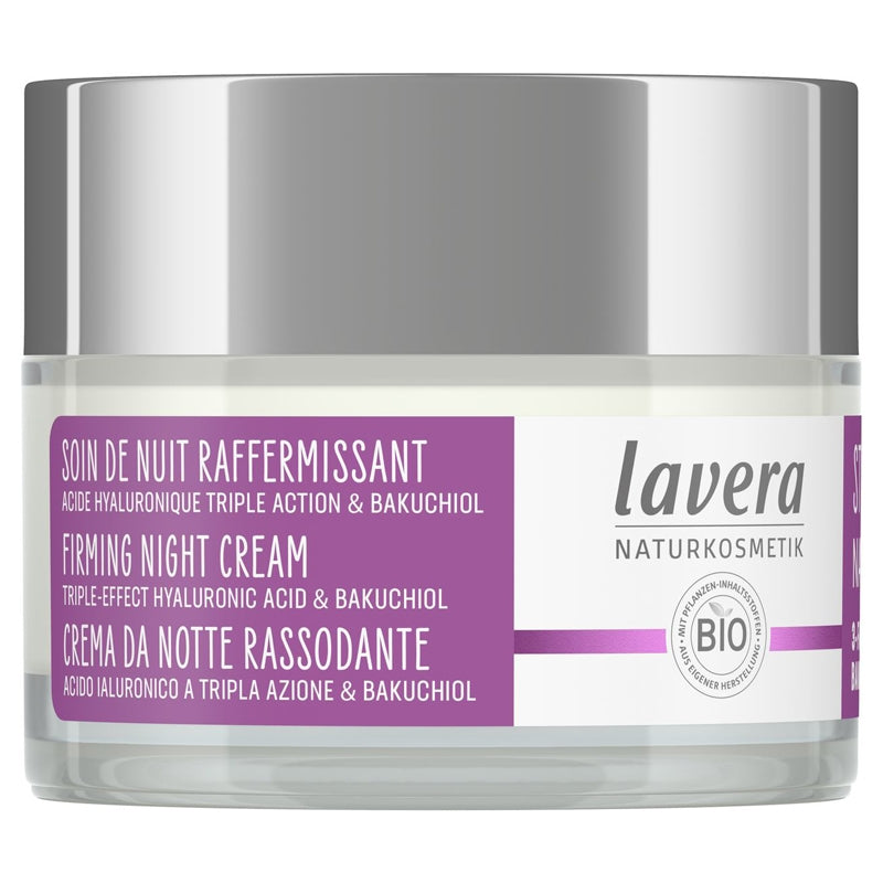 Lavera - Soin de nuit raffermissant BIO acide hyaluronique & bakuchiol 50ml
