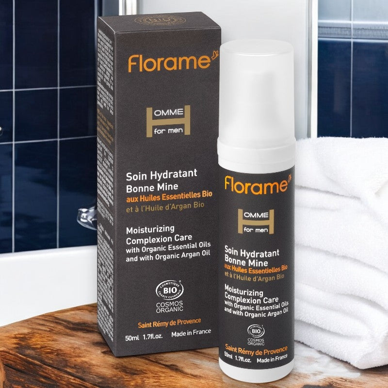 Florame - Strahlende Feuchtigkeitspflege für Männer Zeder & Argan BIO 50ml