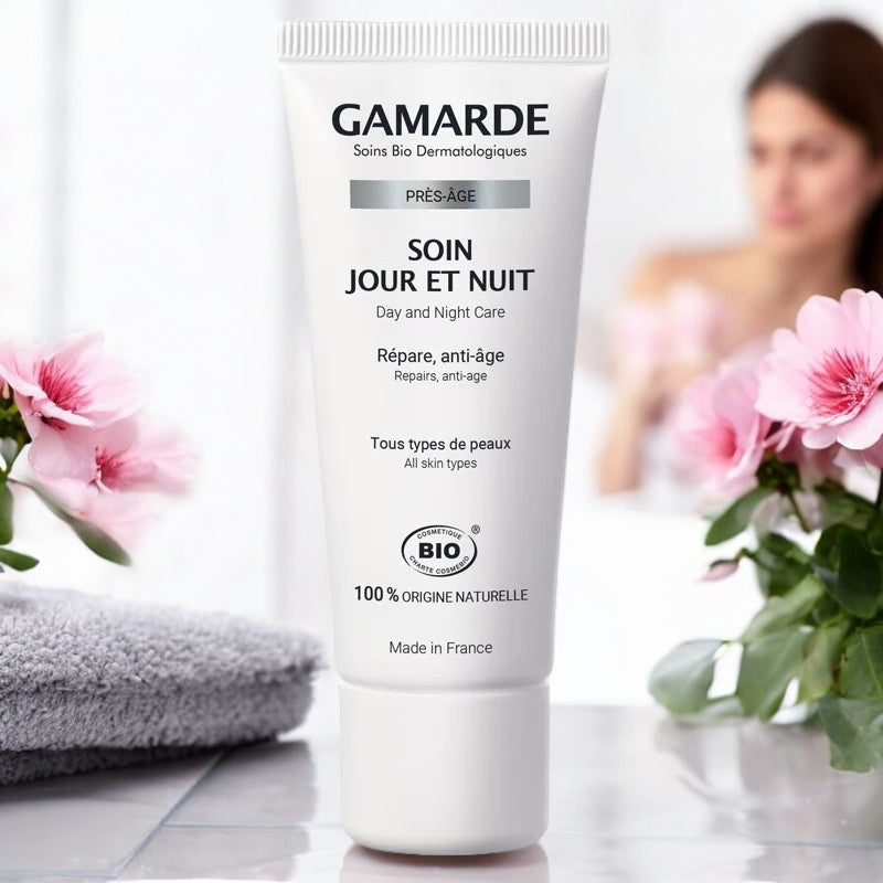 Gamarde - Tages- und Nachtpflege BIO - reparierend & Anti-Aging - für alle Hauttypen - 40g