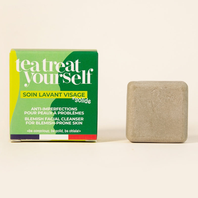 Lamazuna - Soin lavant visage anti-imperfections solide tea tree 28ml