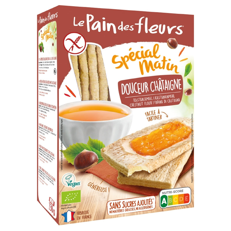 Le Pain des Fleurs - Spécial matin douceur châtaigne BIO 230g