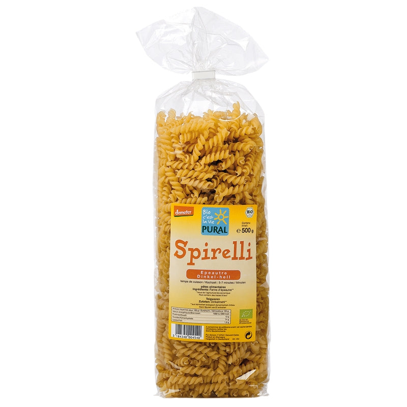 Spirelli à l'épeautre clair BIO