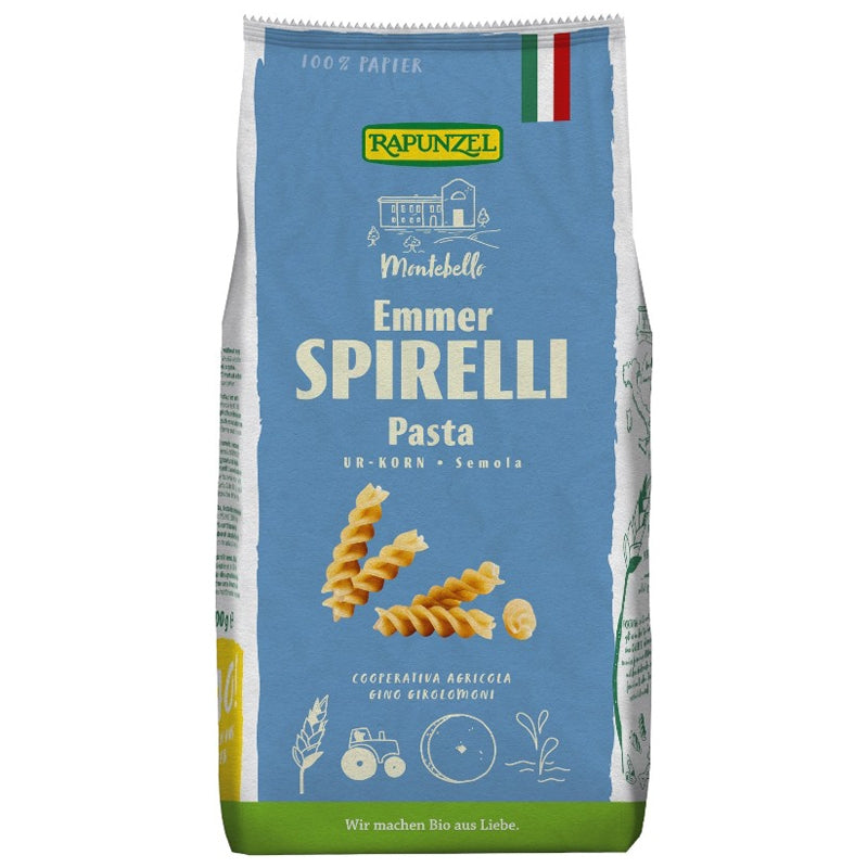 Spirelli au blé amidonnier semola BIO