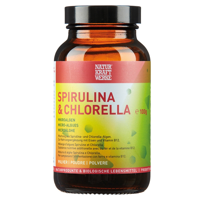 Spirulina & Chlorella Pulver 100 g