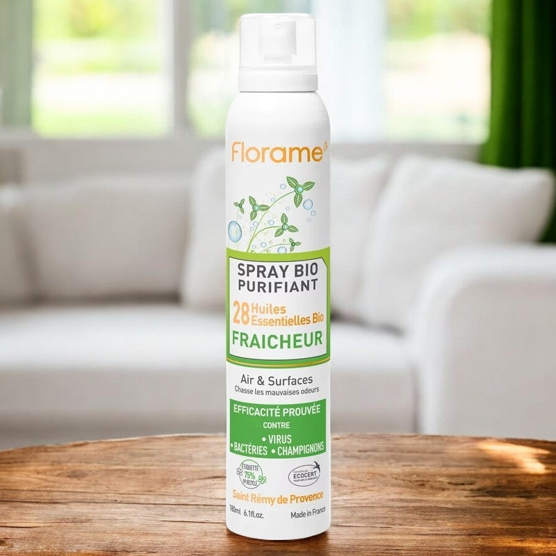 Florame - Reinigungsspray Frische mit 28 ätherischen Ölen BIO 180ml