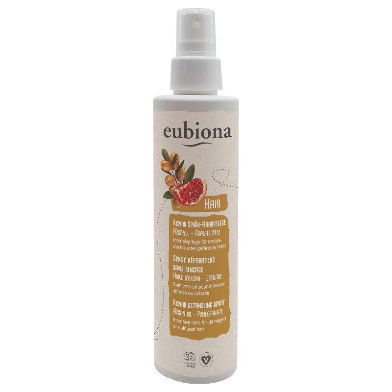 Eubiona - Spray réparateur sans rinçage BIO argan & grenade 200ml