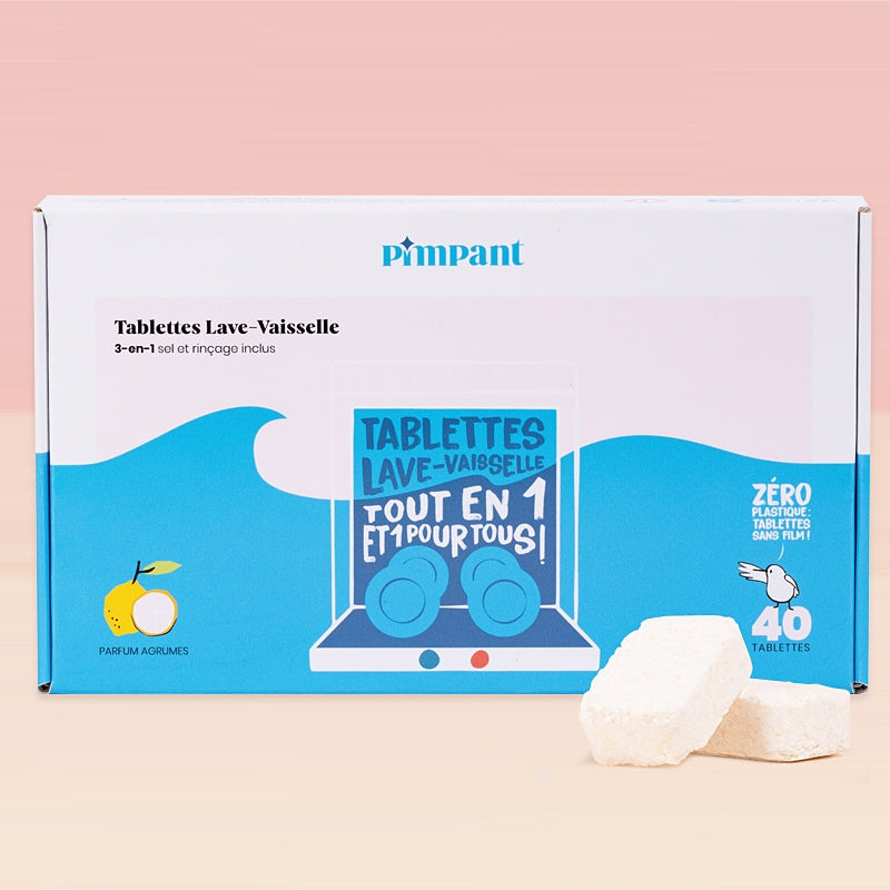 Tablettes lavevaisselle 3 en 1 ECO agrumes