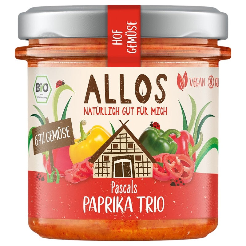 Allos - Aufstrich Paprika-Trio BIO 135g