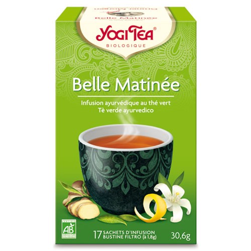 Bio-Jasmin-Grüntee mit Ingwer und Zitronenschale - Schöner Morgen - Yogi Tea