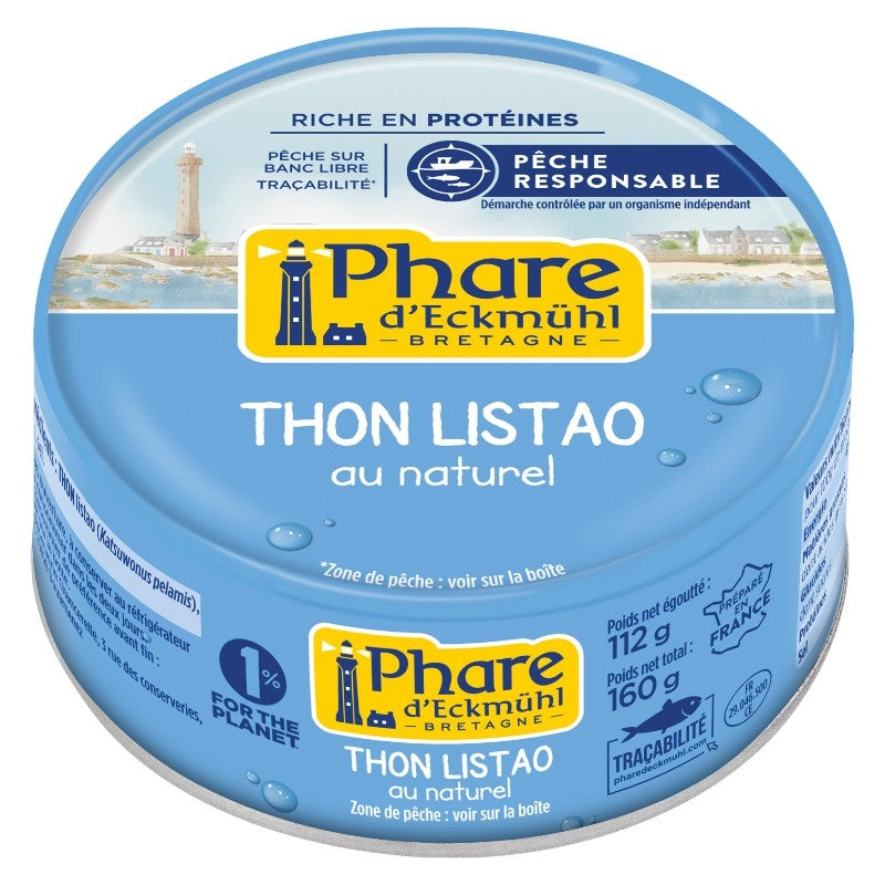 Thon listao au naturel 160g