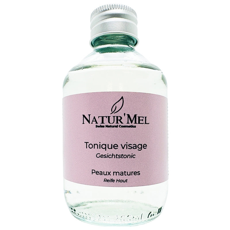 Natur'Mel - Gesichtstonikum für reife Haut Rose & grüner Tee 200ml