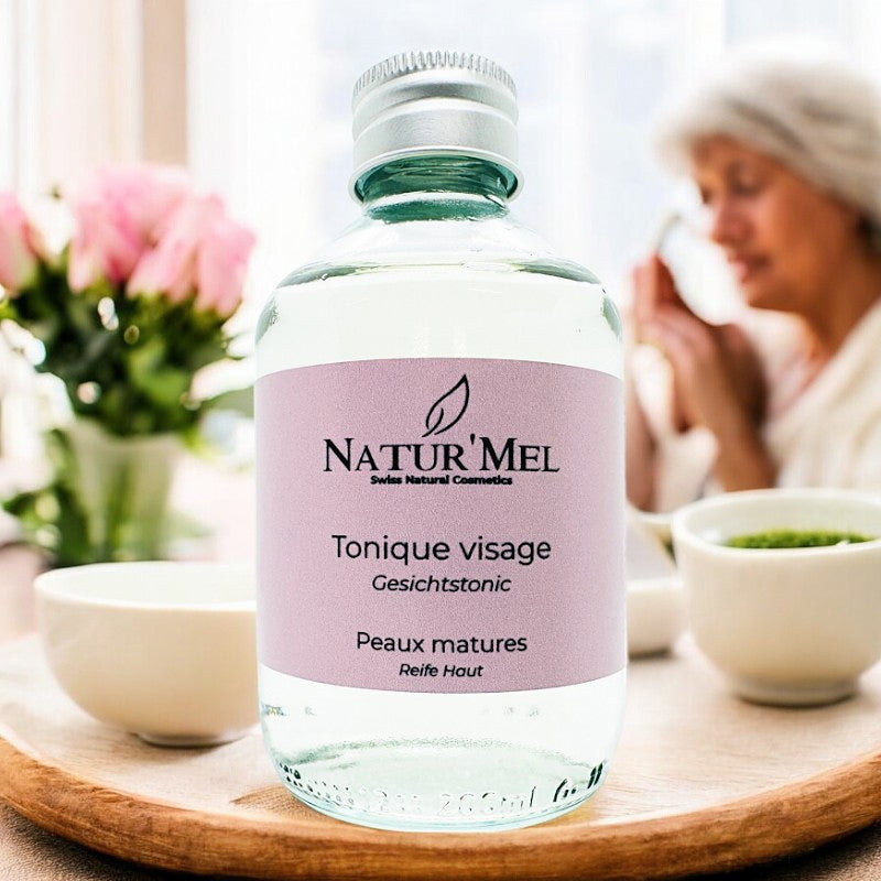 Natur'Mel - Gesichtstonikum für reife Haut Rose & grüner Tee 200ml