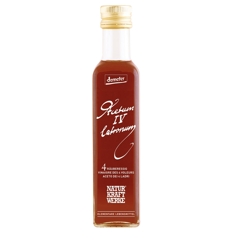 NaturKraftWerke - Bio-Kräuter- und Gewürzessig "Vier Diebe" 250ml
