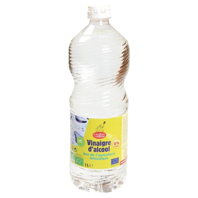 La Droguerie Écologique - Vinaigre d'alcool bio 8° 1l