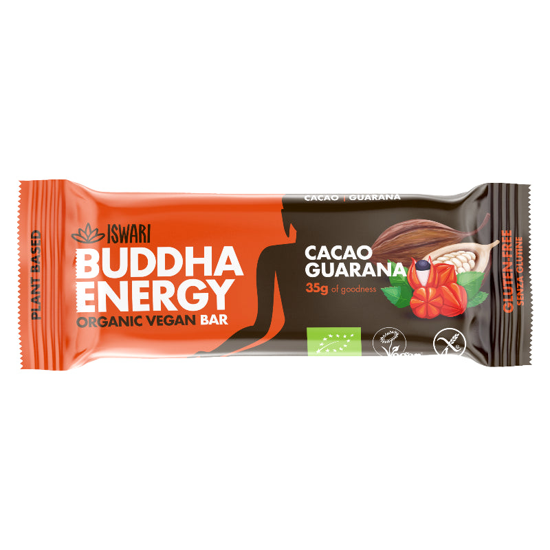 Iswari - Barre énergétique cacao & guarana BIO 35g