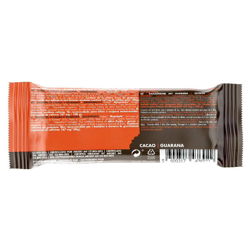 Iswari - Barre énergétique cacao & guarana BIO 35g